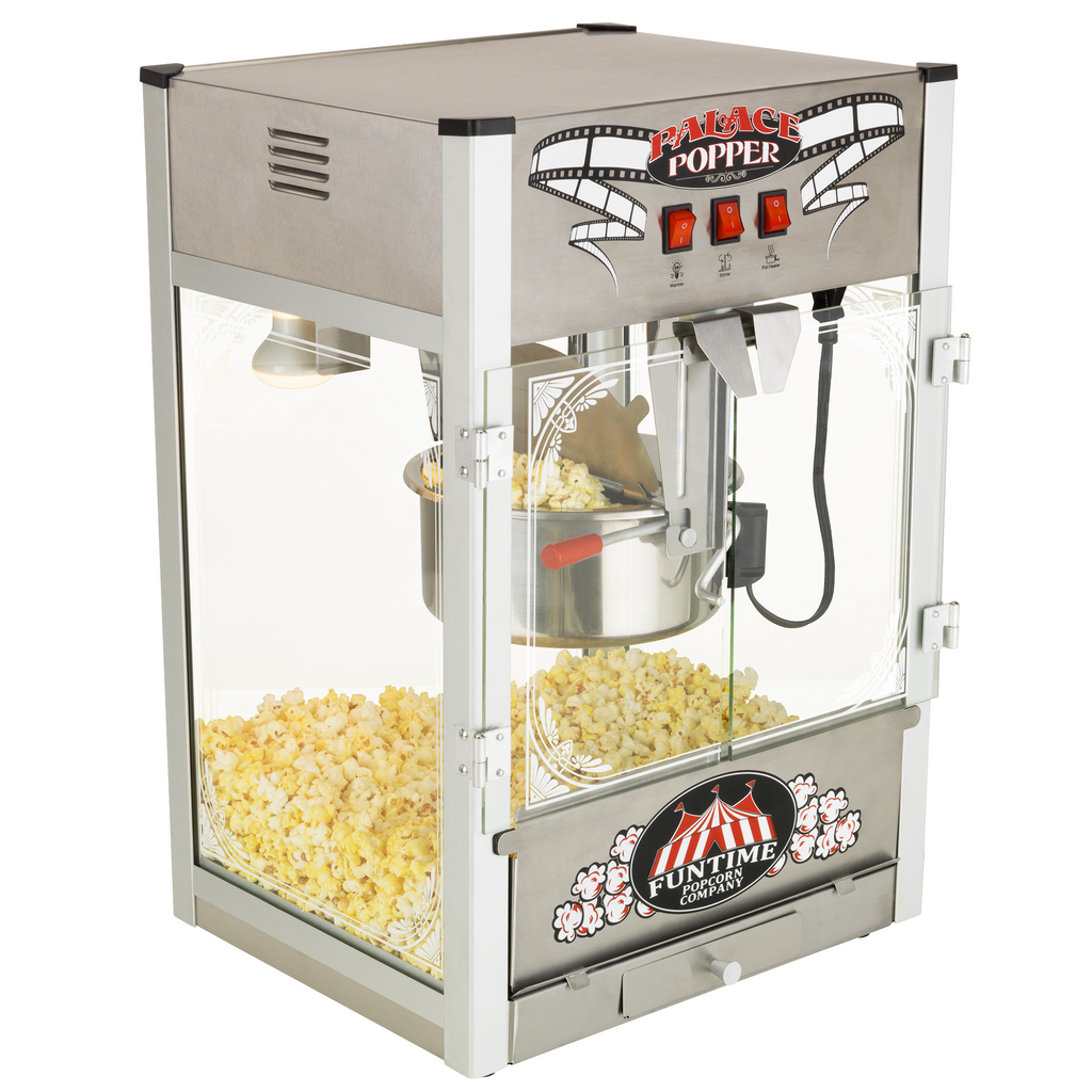 Funtime 8 oz. Commercial Carnival Bar Style Popcorn Popper Machine FT8000CP  - The Home Depot