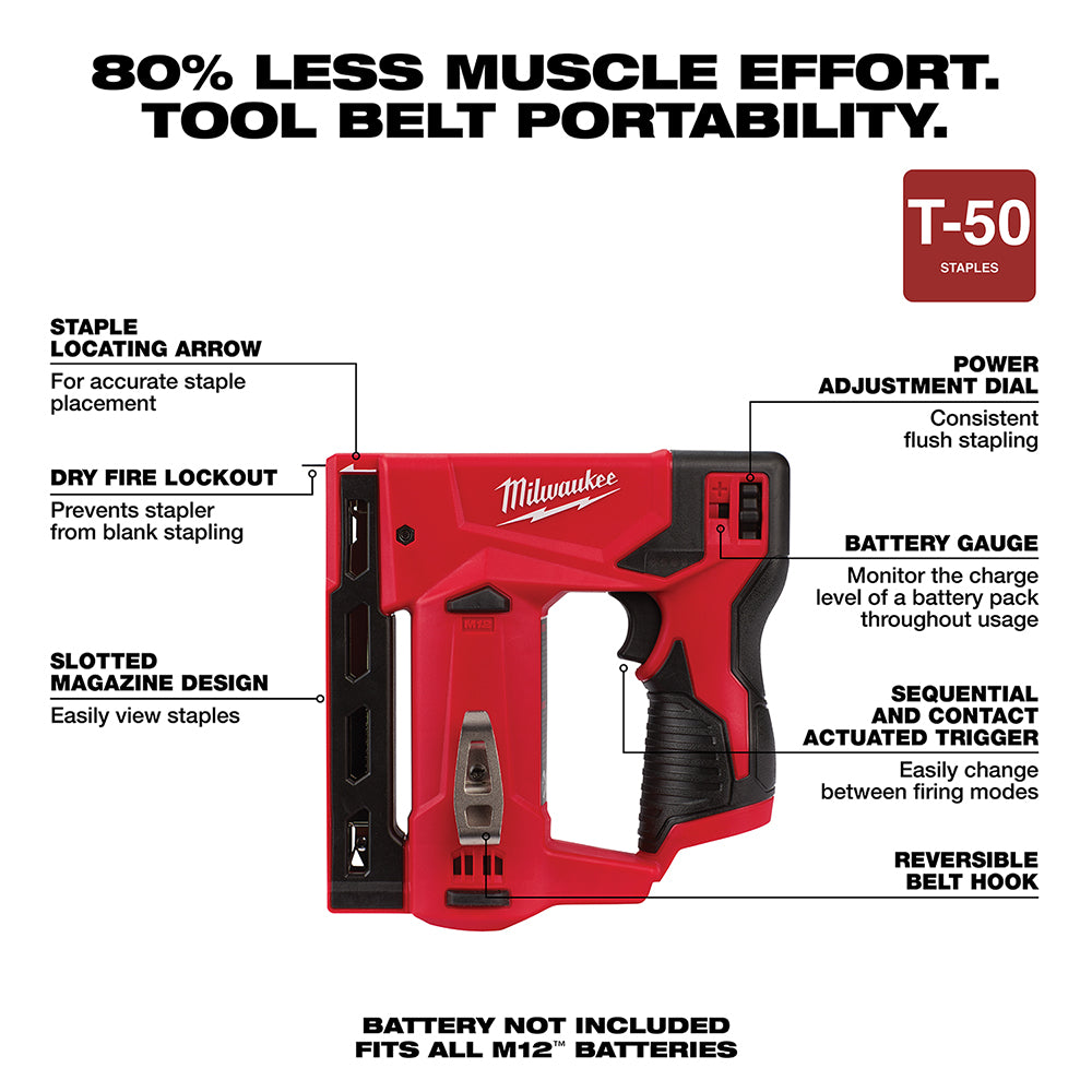 Milwaukee 2447-20 M12 12V 3/8