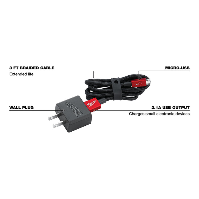 Milwaukee 48-59-2013 REDLITHIUM USB Charger and Portable Power Source Kit