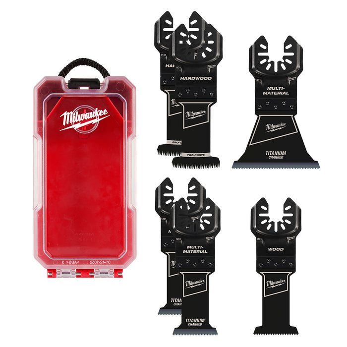 Milwaukee 49-10-9112 OPEN-LOK Oscillating Multi-Tool Blade Set Kit - 6 PC