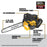 DeWALT DCCS674B 60V MAX 14" Cordless Brushless Top Handle Chainsaw - Bare Tool