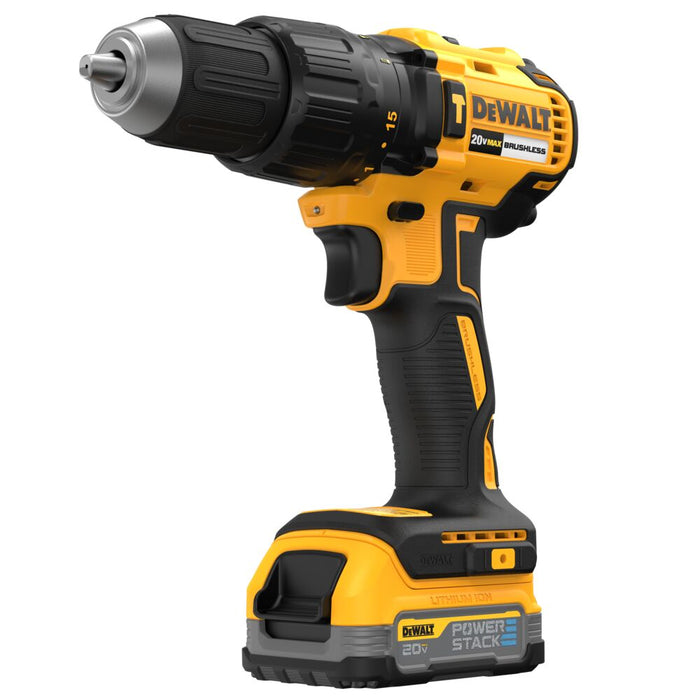 DeWALT DCD778E1 20V MAX 1/2" Brushless Drill/Driver w/ PowerStack Battery