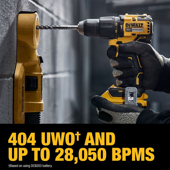 DeWALT DCD798D1 20V MAX 1/2" Brushless Cordless Li-Ion Hammer Drill Kit