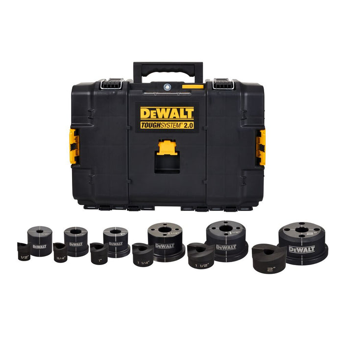 DeWALT DCE6002K 1/2" to 2" Knockout Punches and Dies Set