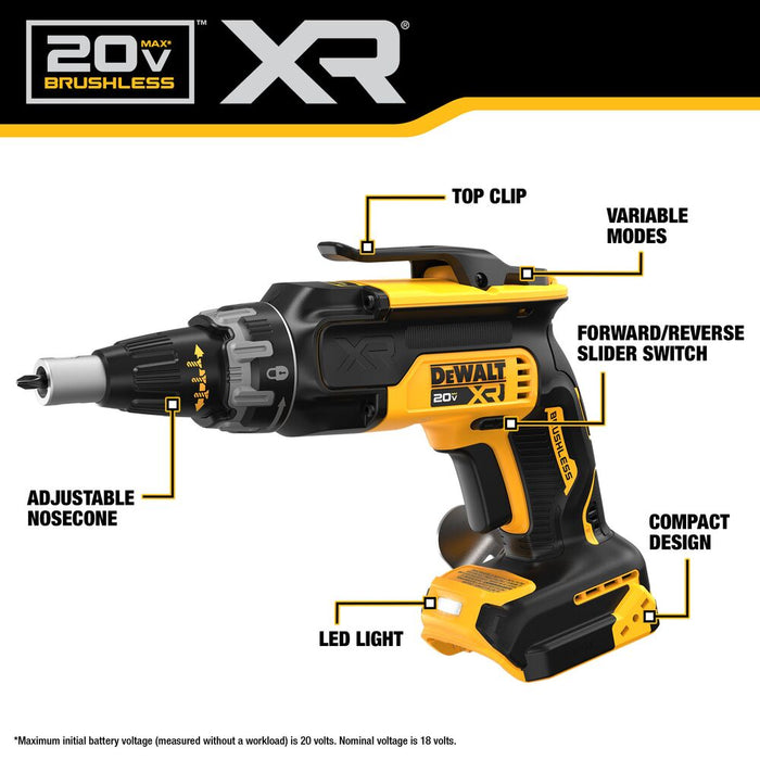 Dewalt drywall screw gun bare sale