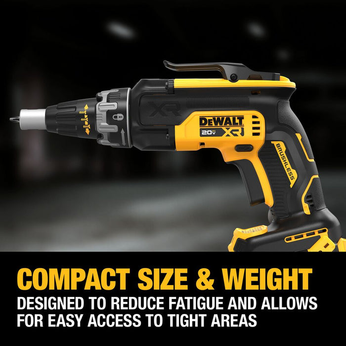 DeWALT DCF630B 20V MAX XR Brushless Li-Ion Drywall Screwgun - Bare Tool