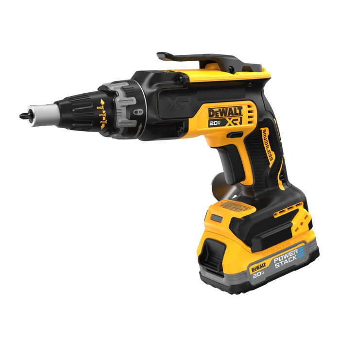 DeWALT DCF630E1 20V MAX XR Drywall Screwgun Kit w/ 1.7 Ah Battery and Charger