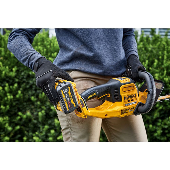 DeWALT DCHT870T1 60V FLEXVOLT 26" Brushless Hedge Trimmer Kit w/ 6Ah Battery