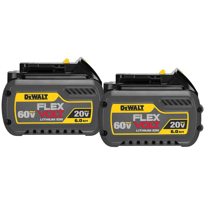 DeWALT DCS520ST1-KIT 60V 6-1/2"  Track Saw Kit w/ Track FLEXVOLT 6Ah Battery 2PK