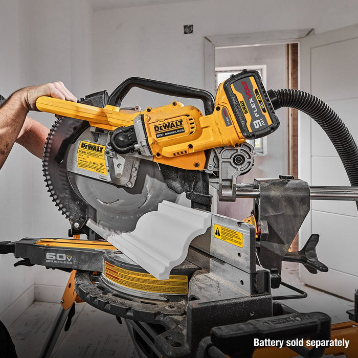 DeWalt DCS781B 60V 12" Cordless Double Bevel Sliding Miter Saw - Bare Tool