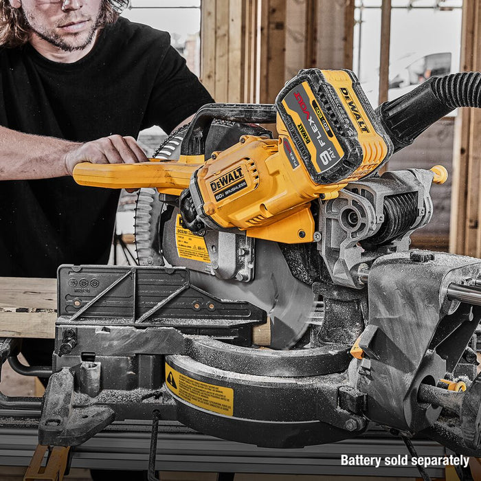 DeWalt DCS781B 60V 12" Cordless Double Bevel Sliding Miter Saw - Bare Tool