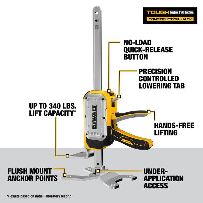 DeWALT DWHT83550 TOUGHSERIES Heavy Duty Construction Jack 