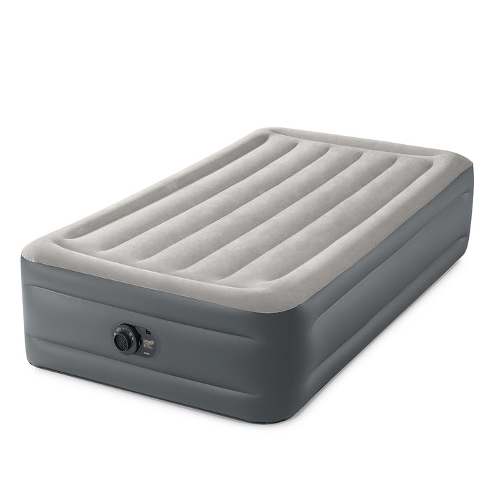 Intex 66123BL 18" Twin Essential Rest Airbed w/ Fiber Tech Construction