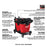 Milwaukee 0920-22HDB M18 FUEL 18V 9 Gallon Vacuum w/ HEPA Filter and Dust Bags