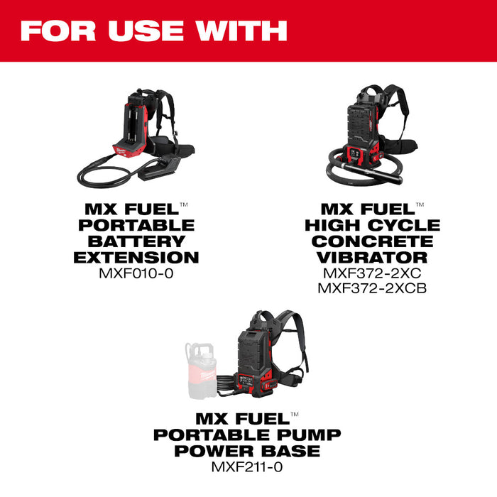 Milwaukee 1000 Backpack Harness Kit for MX FUEL Equipment