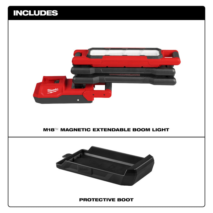 Milwaukee 2129-20 M18 18V Cordless Magnetic Extendable Boom Light - Bare Tool