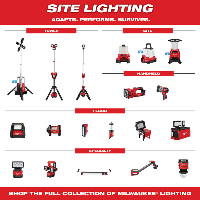 Milwaukee 2356-20B2 M12 12V Cordless Packout Light w/ M12 Rover Light