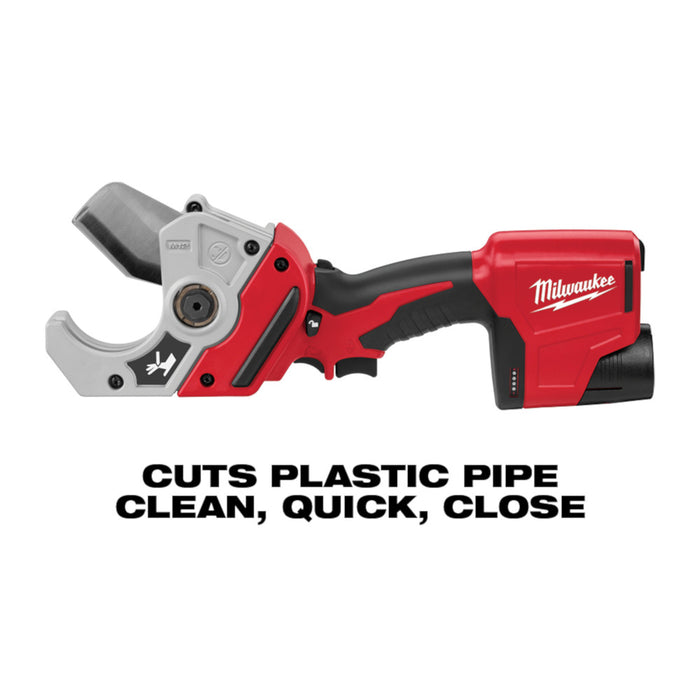 Milwaukee 2470-20 M12 12V PVC Plastic Pipe Shear - Bare Tool