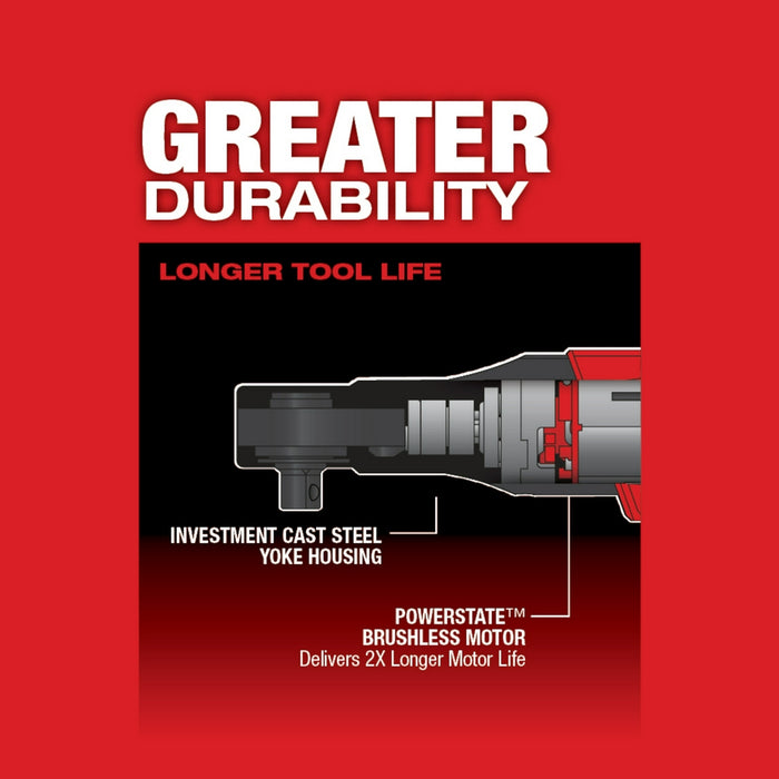 Milwaukee 2557-80 M12 FUEL 12V Fuel 3/8 In Ratchet Bare Tool - Reconditioned