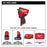 Milwaukee 2562-22 12V FUEL M12 3/8" Stubby Cordless Li-Ion Impact Wrench Kit