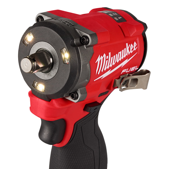 Milwaukee 2563-22 M12 FUEL 12V 1/2" Corddles Stubby Impact Wrench Kit