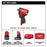 Milwaukee 2563-22 M12 FUEL 12V 1/2" Corddles Stubby Impact Wrench Kit