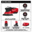 Milwaukee 2584-22CX M12 FUEL 12V 6" Random Orbital Sander Kit (3/32 Inch)