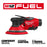 Milwaukee 2585-22CX M12 FUEL 12V 6" Random Orbital Sander Kit (3/16")