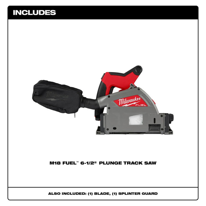 Milwaukee 2831-80 M18 FUEL 18V 6-1/2" Track Saw - Bare Tool - Reconditioned