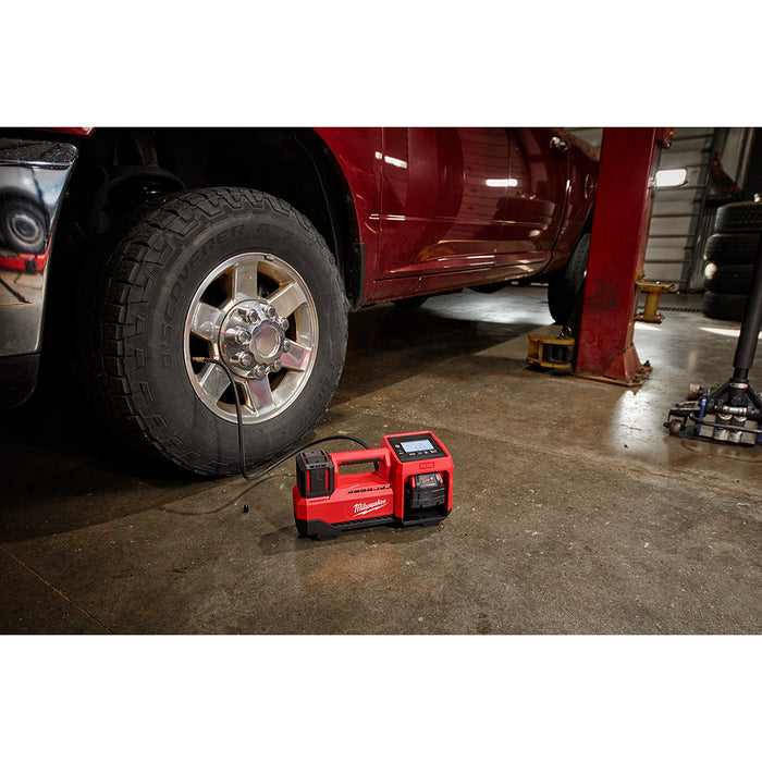 Milwaukee 2848-20KIT M18 18V Tire Inflator w/ 2 - 6AH Batteries/Dual Bay Charger