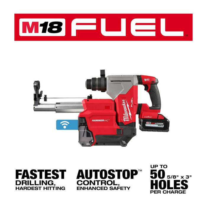 Milwaukee 2915-22DEGR M18 FUEL 18V 1-1/8" SDS Rotary Hammer / Grinder Combo Kit