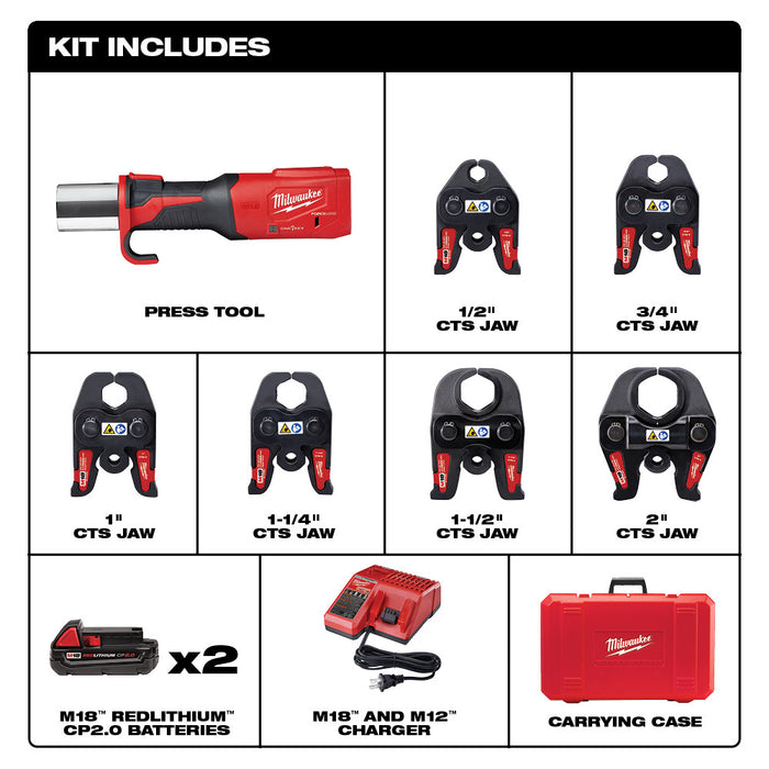 Milwaukee 2922-82 M18 18V FORCE LOGIC Press Tool - Reconditioned