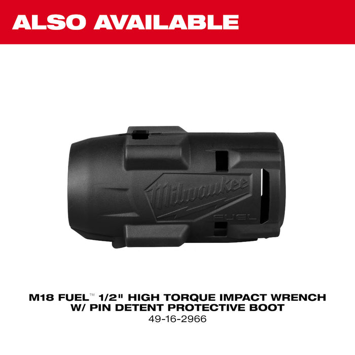 Milwaukee 2966-22 M18 FUEL 18V 1/2" High Torque Impact Wrench w/ Pin Detent Kit