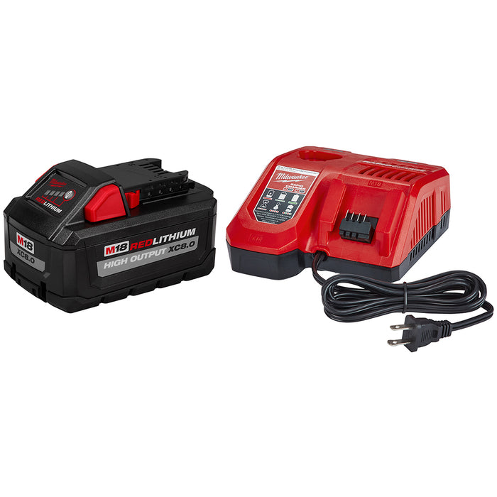 Milwaukee 2967-20HD8 M18 FUEL 18V 1/2" Li-Ion Impact Wrench w/ 8AH Starter Kit