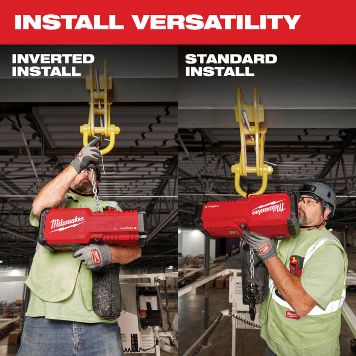 Milwaukee 2983-22HD M18 18V 1-Ton Compact Chain Hoist Kit w/ ONE-KEY and Remote