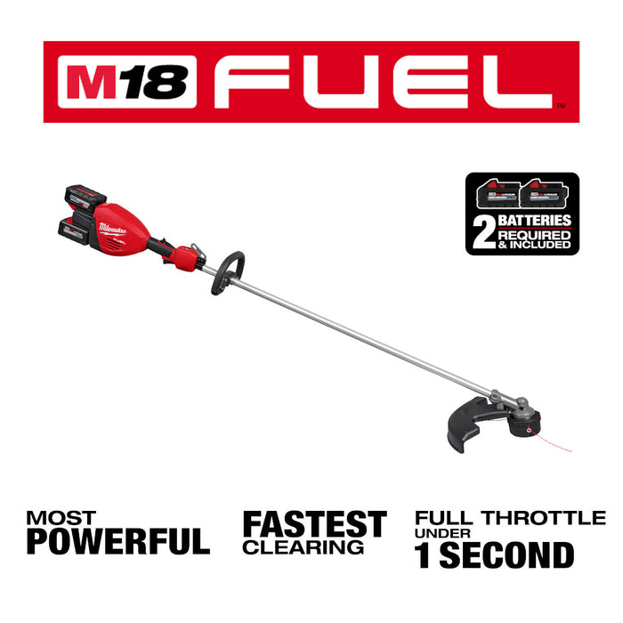 Milwaukee 3006-22 M18 FUEL 18V 17" Dual Battery String Trimmer Kit