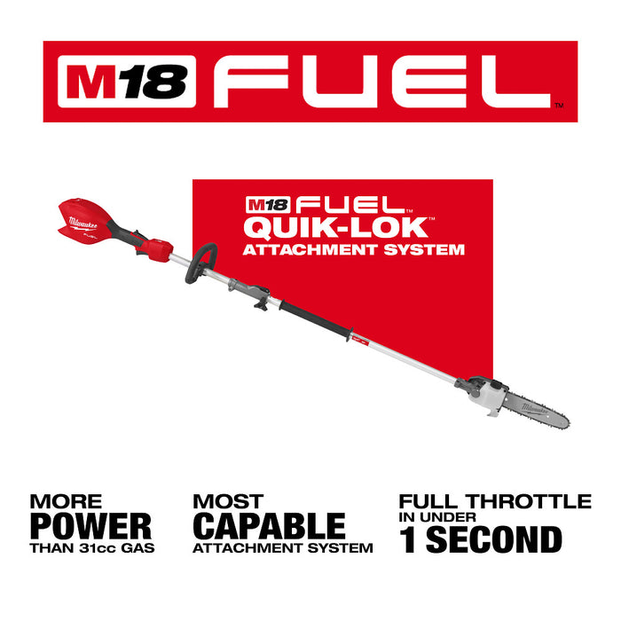 Milwaukee 3016 20PS M18 FUEL 18V Pole Saw w QUIK LOK Bare Tool