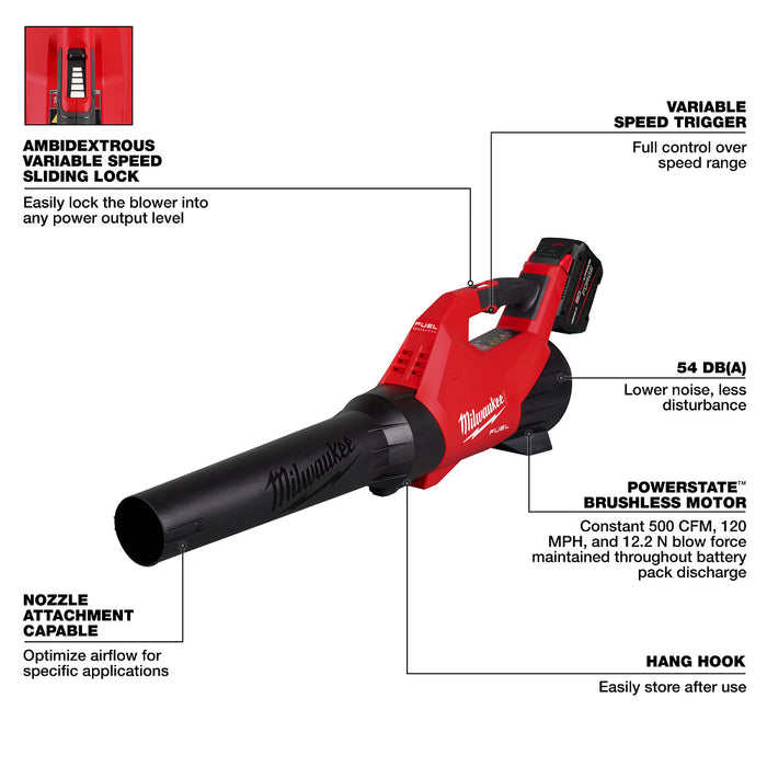 Milwaukee 3017-21HD M18 FUEL 18V Cordless Lithium-Ion Blower Kit