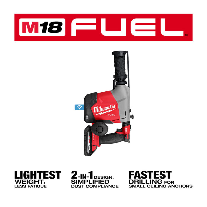 Milwaukee 3311-22 M18 FUEL 18V Overhead Rotary Hammer w/ Dust Extraction