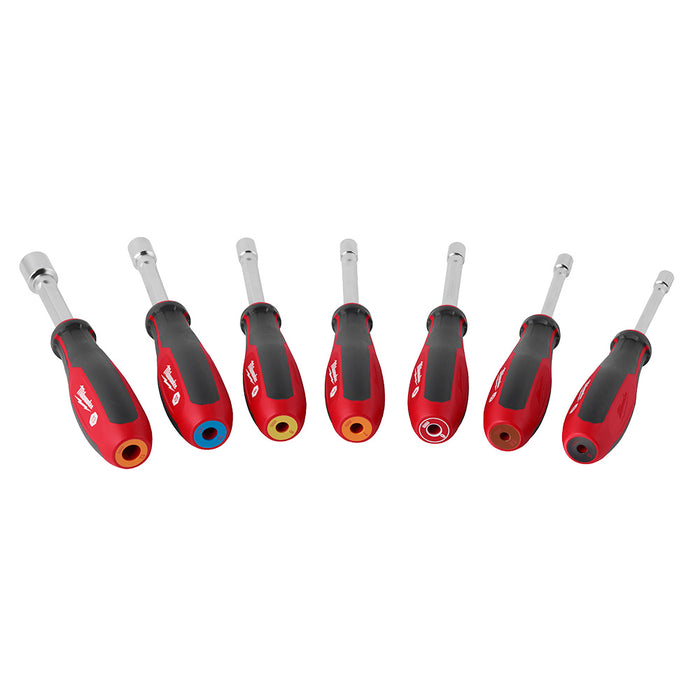 Milwaukee 48-22-2548 Metric HollowCore Magnetic Nut Driver Set - 7 PC