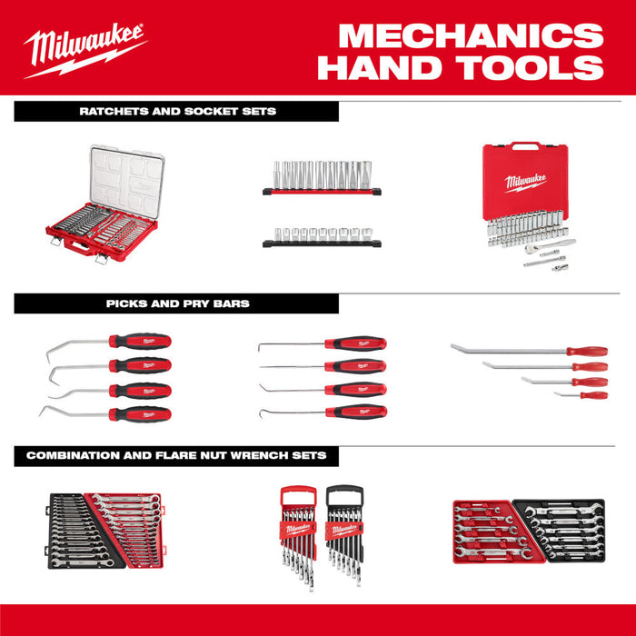 Milwaukee 48-22-6539 Snap Ring Pliers Set - 9 PC