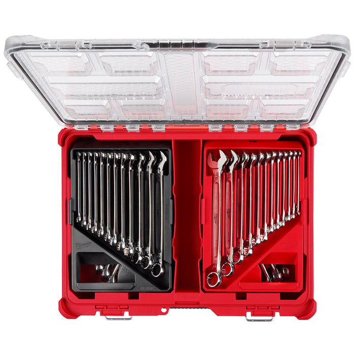 Milwaukee 48-22-9485 Metric/SAE Combination Wrench Set w/ PACKOUT - 30 PC