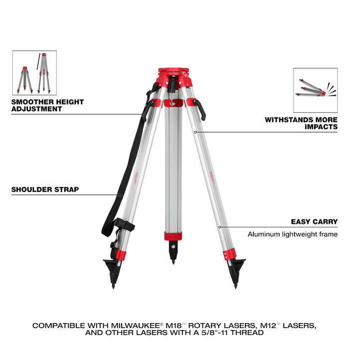 Milwaukee 48-35-3700 Durable Rotary Laser Tripod