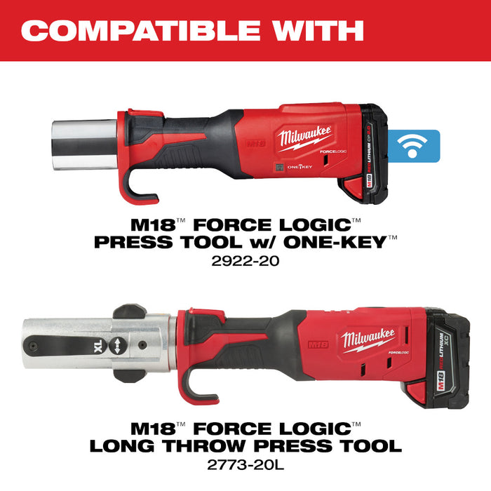 Milwaukee 49-16-2692X 1/2"-2" CTS-V Pivoting Press Ring Kit for M18 FORCE LOGIC