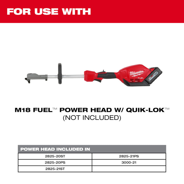 Milwaukee 49-16-2720R M18 FUEL 18V QUIK-LOK 10" Pole Saw Attachment - Recon