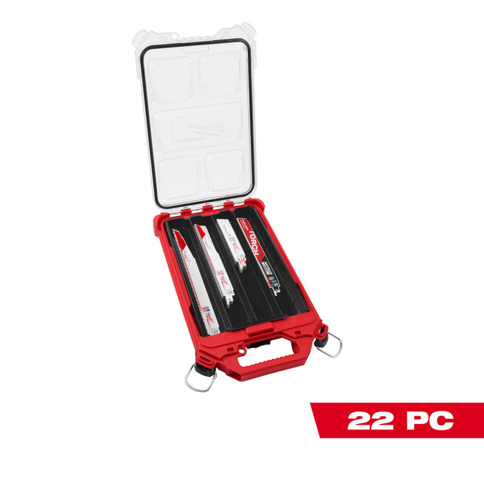 Milwaukee 49-22-5640 SAWZALL Blade PACKOUT Kit - 22 PC