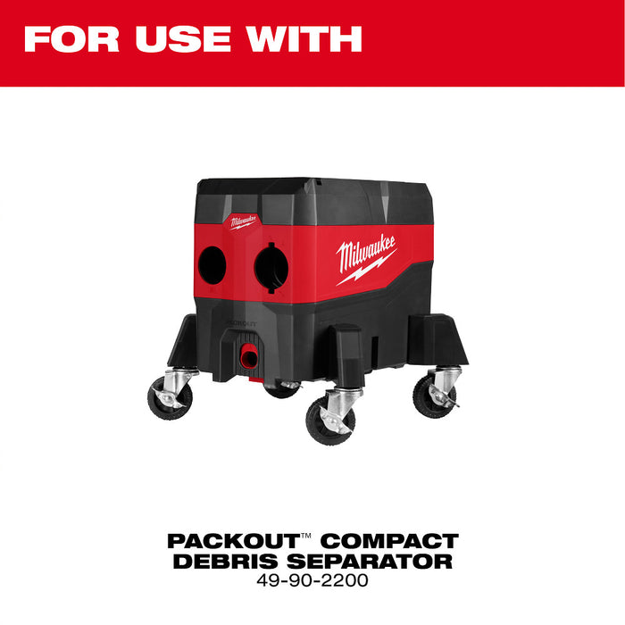 Milwaukee 49-90-2201 PACKOUT Caster Kit for Debris Separator