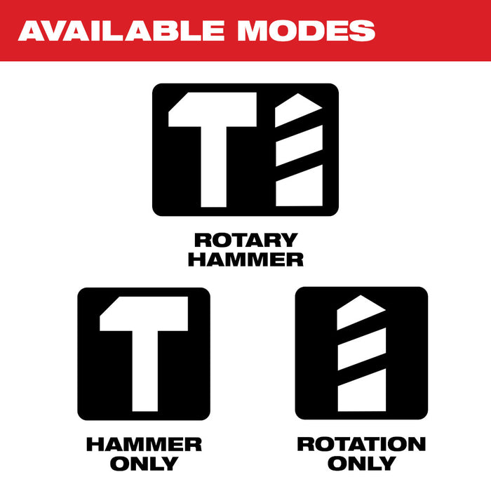 Milwaukee 5262-21 120V 1" SDS Plus Rotary Hammer Kit w/ Depth Rod