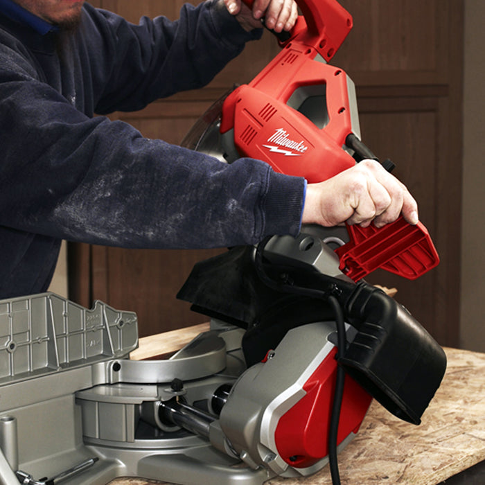 Milwaukee 6955-80 120V AC 12" Dual-Bevel Compound Miter Saw - Reconditioned