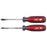 Milwaukee MT200-2 Cushion Grip Screwdriver Set - Made in USA - 2 PC